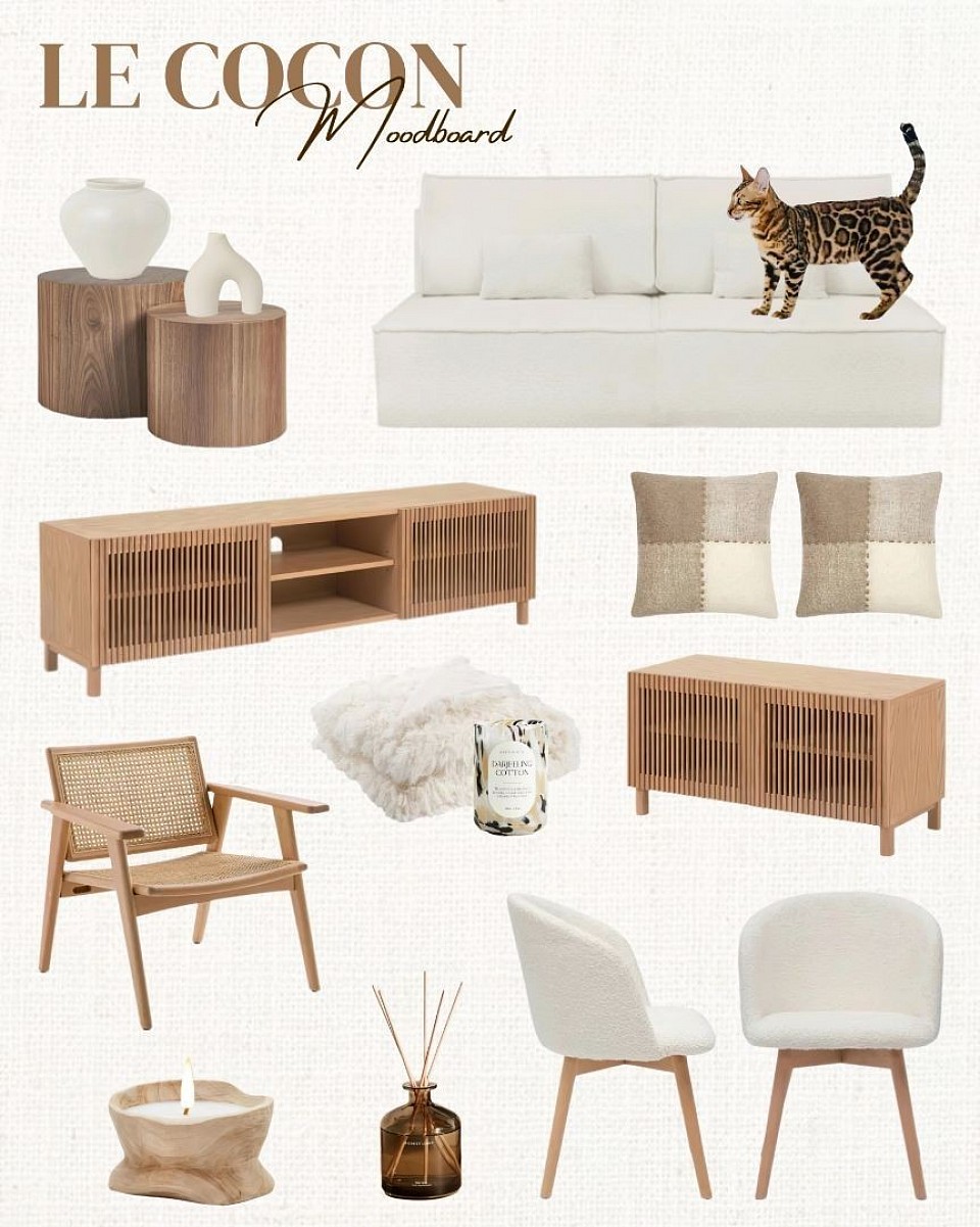 Moodboard inspiration salon