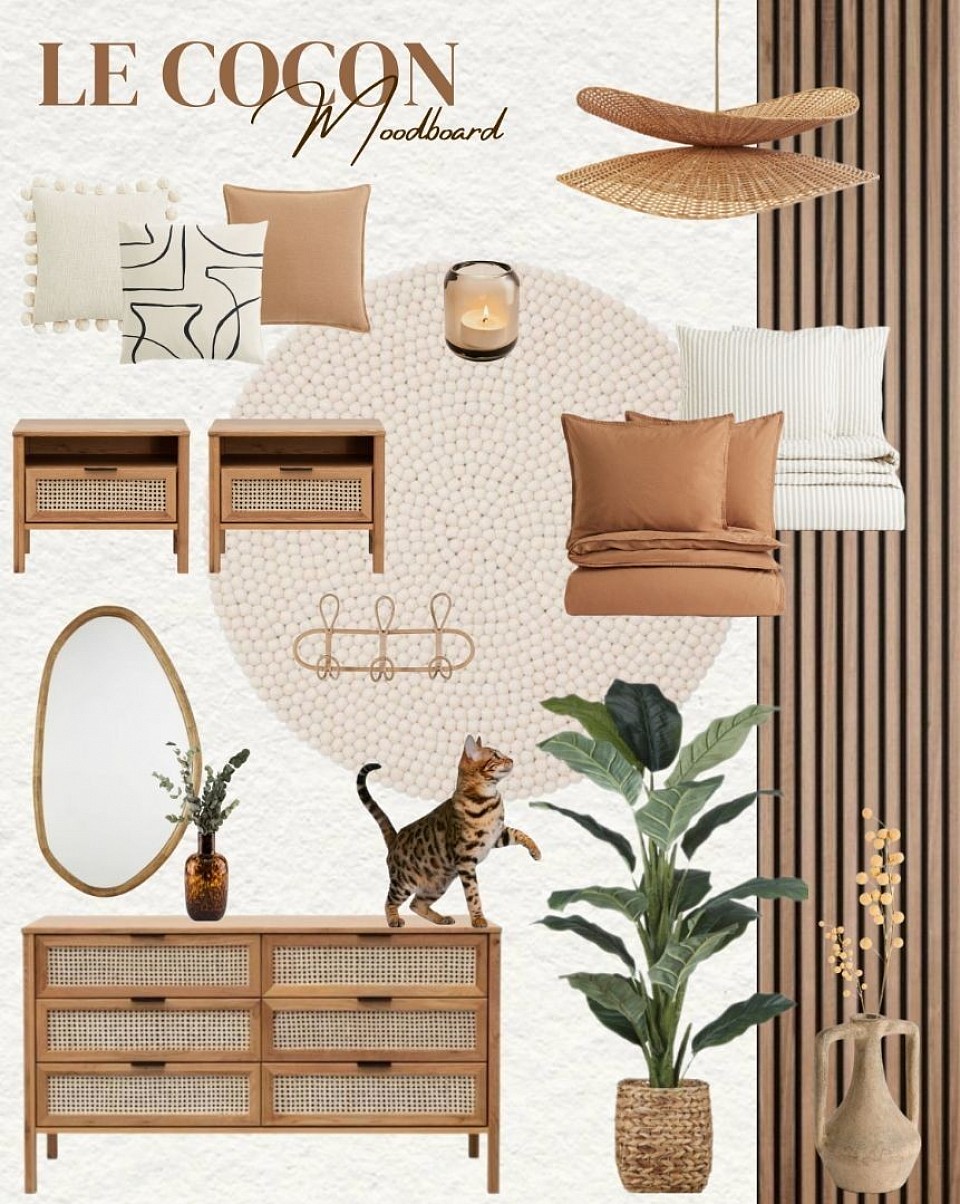 Moodboard chambre d'amis